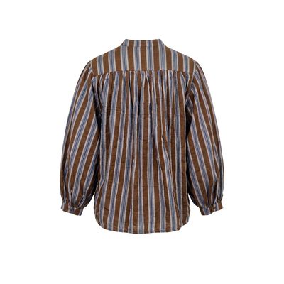 Poools wide striped blouse multicolour