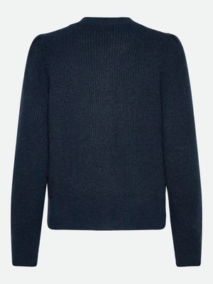 Rosemunde Copenhagen tinker wool bland cardigan blauw
