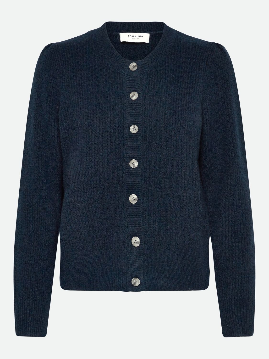 Rosemunde Copenhagen tinker wool bland cardigan blauw