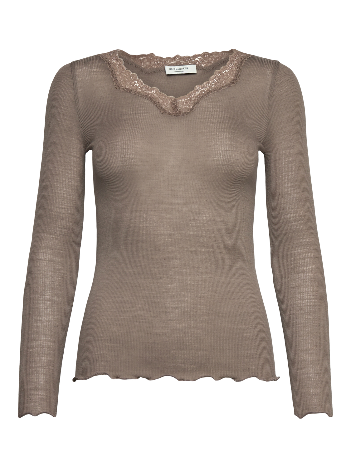 Rosemunde Copenhagen burlington wool lace ls zand