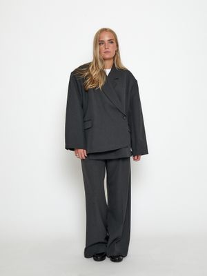 Minus vivianne oversize blazer grijs