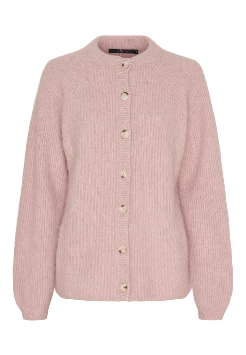 BTF CPH nina raccoon cardigan roze