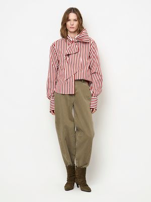 Dante6 brave barrel leg pants groen