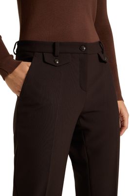 Cambio krystal flap pants bruin