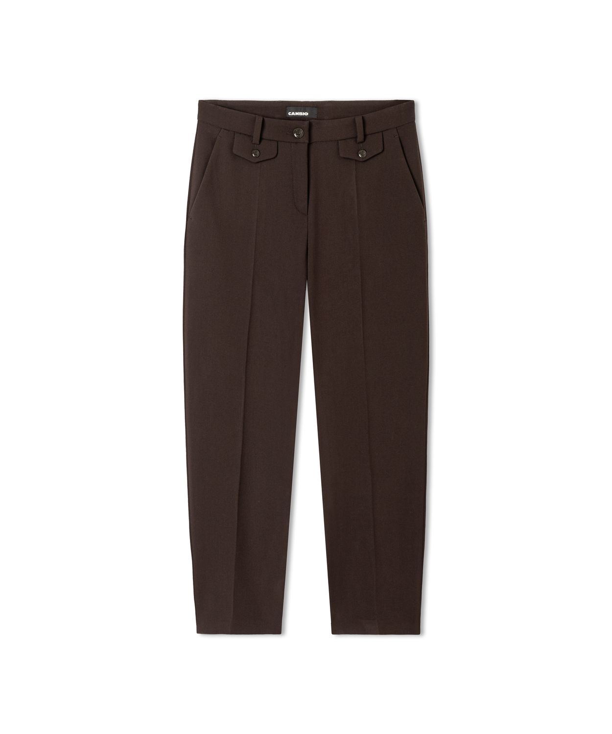 Cambio krystal flap pants bruin