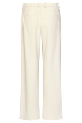 Smashed Lemon wide leg trousers zand