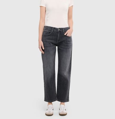 Mac gina straight jeans grijs