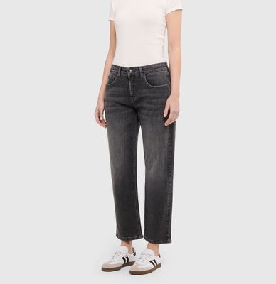 Mac gina straight jeans grijs