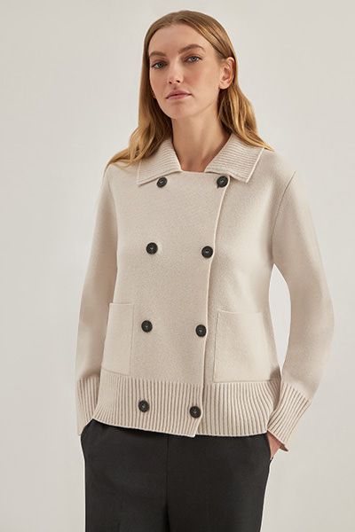 Alpha Studio double breasted cardigan kit
