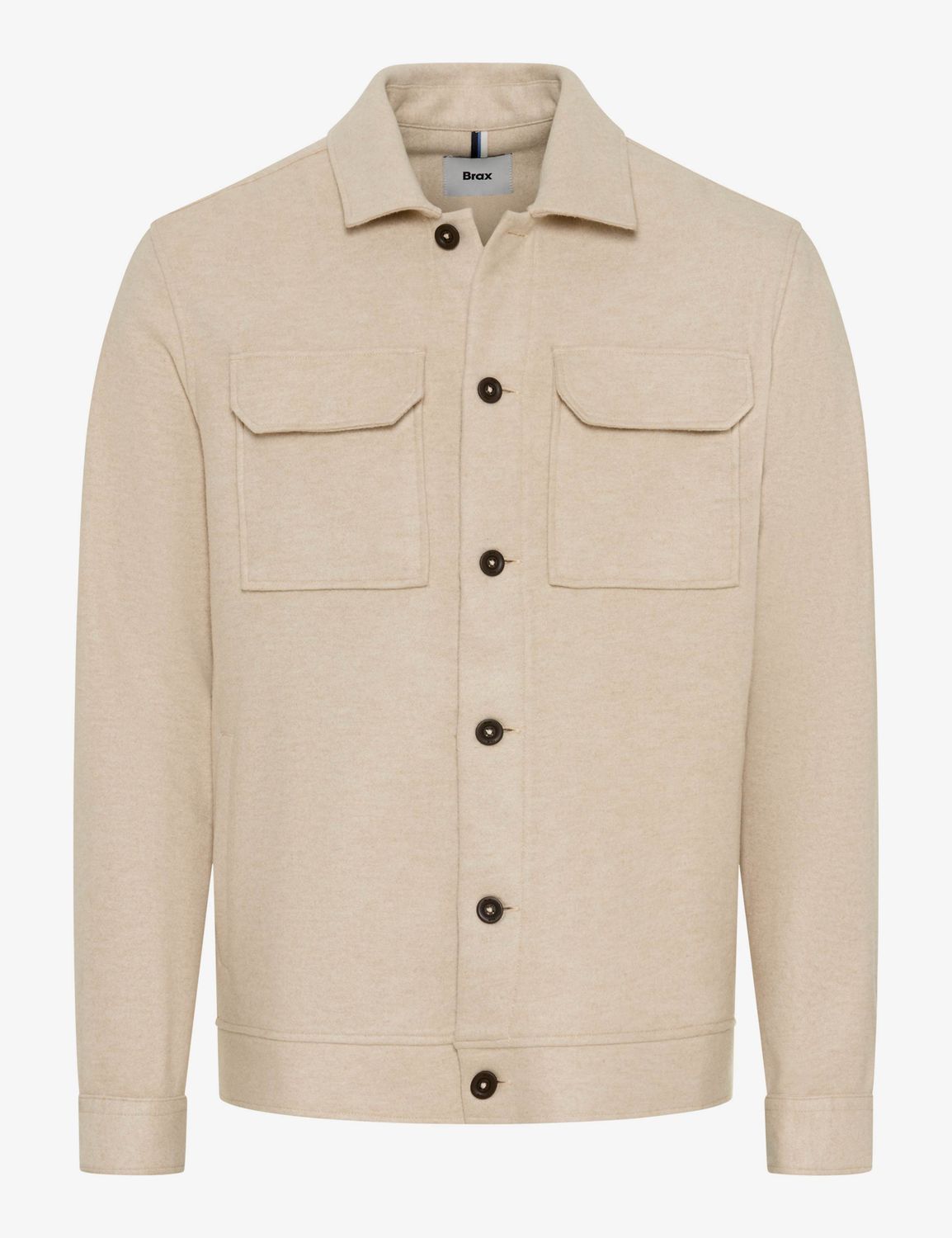 Brax Men santiago overshirt zand