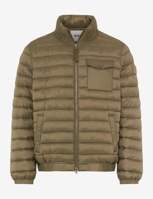 Brax Men brad quilted jacket groen