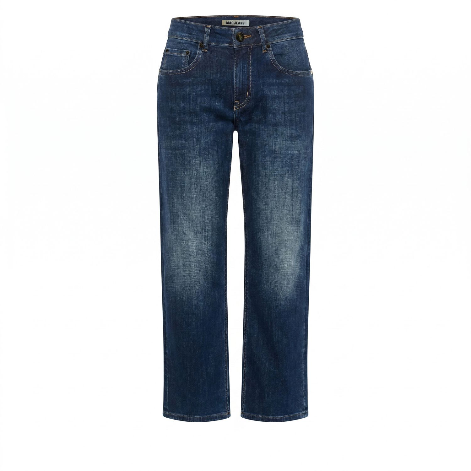 Mac gina race straight jeans blauw