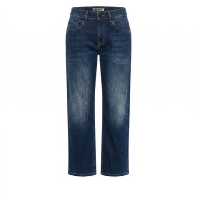 Mac gina race straight jeans blauw