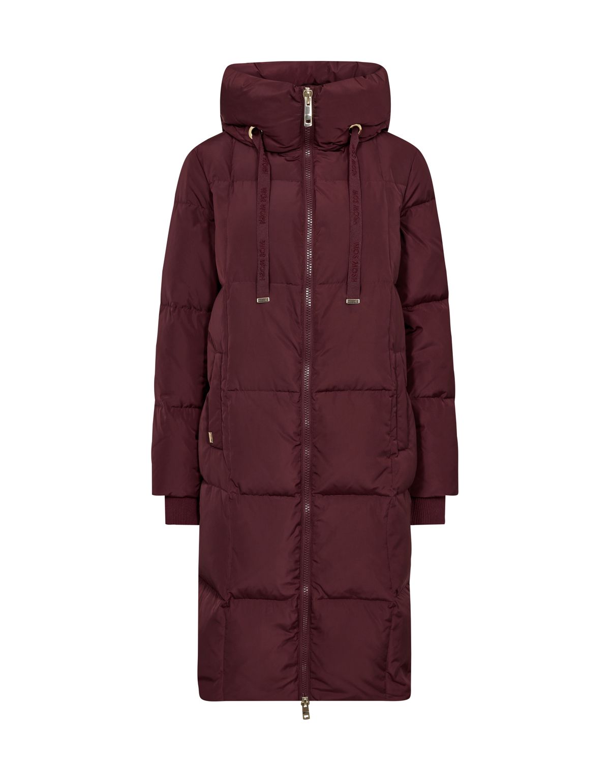 Mos Mosh nova square down coat bordeaux