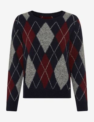 Brax liz knitted pullover blauw Brax liz knitted pullover blauw