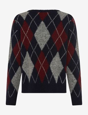 Brax liz knitted pullover blauw
