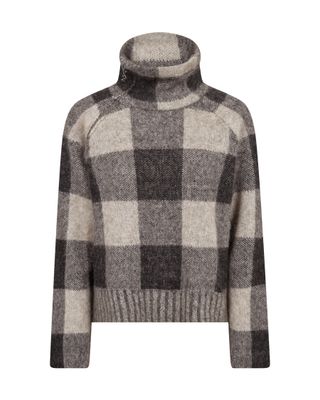 Mos Mosh maija check knit zwart Mos Mosh maija check knit zwart