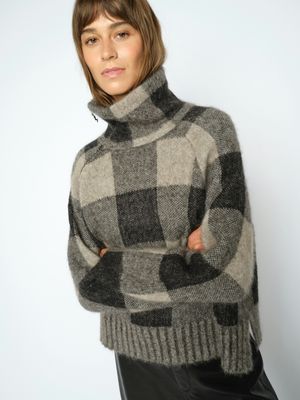 Mos Mosh maija check knit zwart