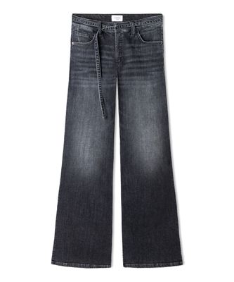 Cambio aimee belted super stretch denim zwart