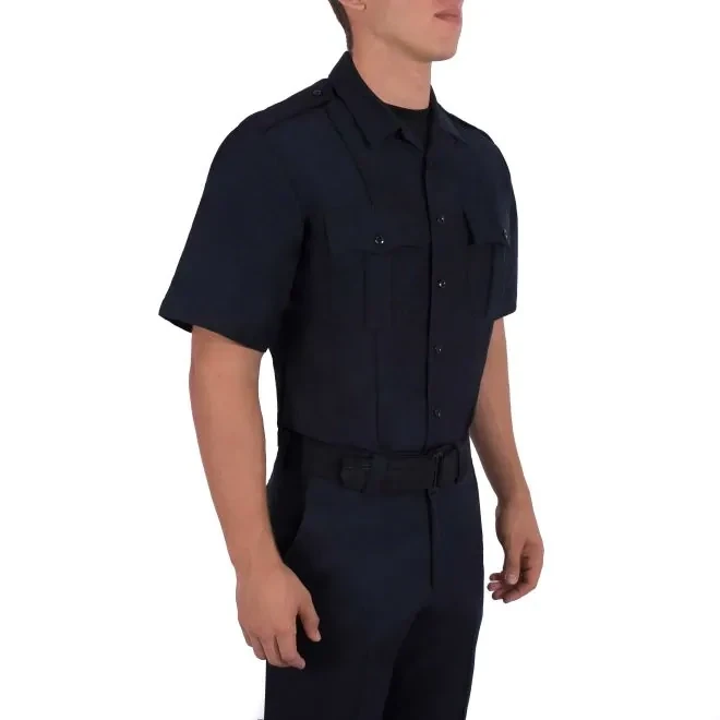 Blauer SS Polyester Zippered Shirt