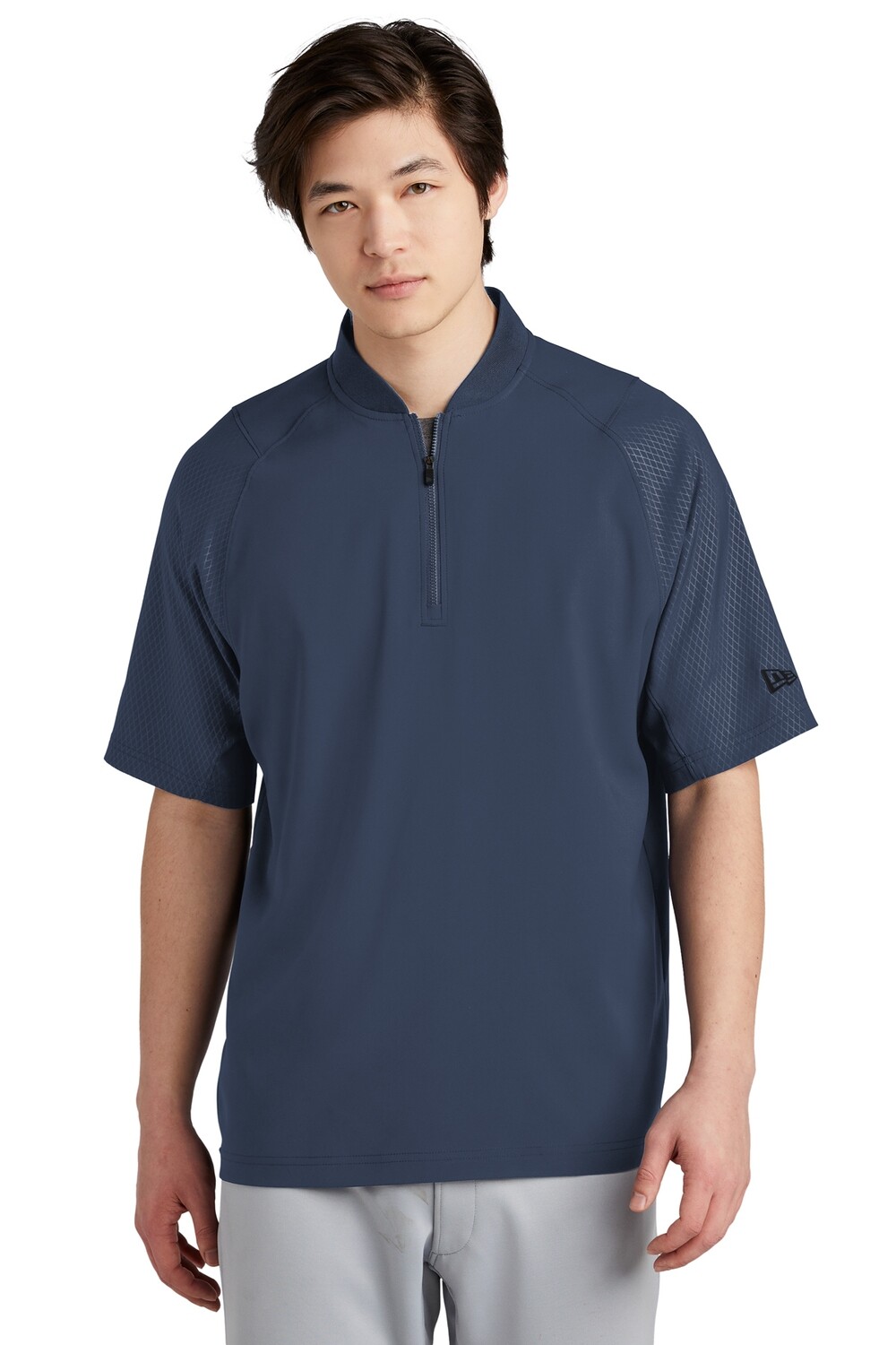 New Era Short Sleeve  Cage Shirt, Color: Navy