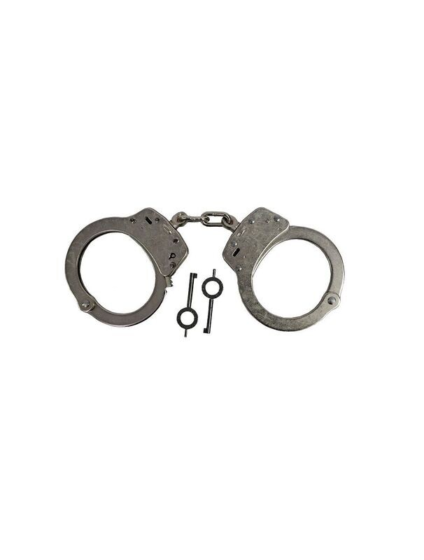 Smith &amp; Wesson Model 100 Chain Handcuff, Color: Nickel