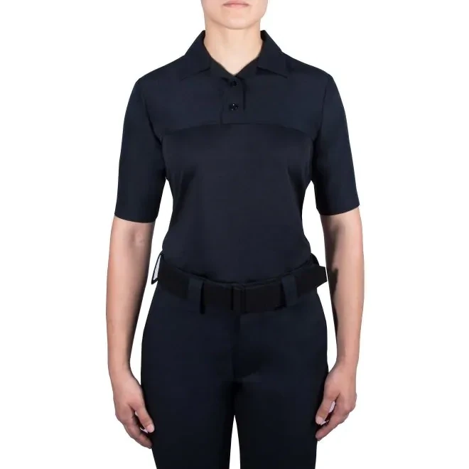 Blauer Women&#39;s SS Polyester Armor Skin Base Shirt, Color: Navy