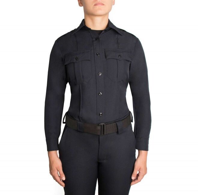 Blauer Women&#39;s  LS Polyester Zippered Shirt