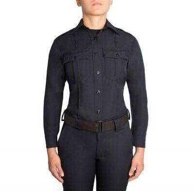 Blauer Women&#39;s LS Polyester Zippered Shirt