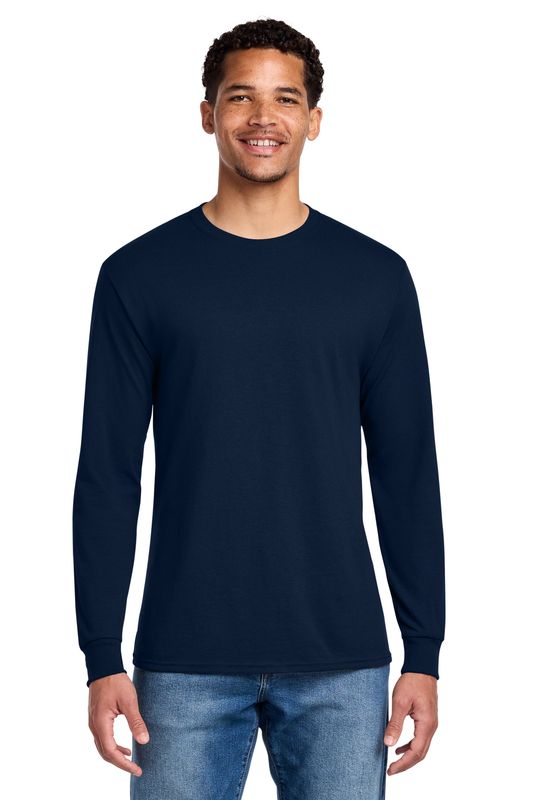 Jerzee Navy Long Sleeve T-Shirt Neshannock Logo