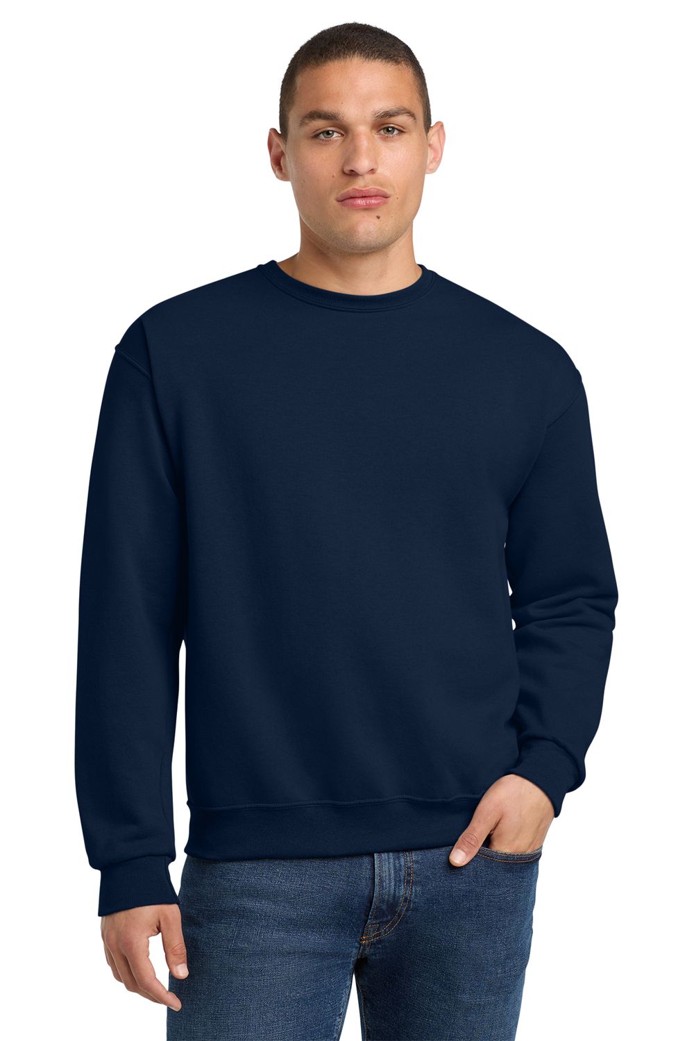 Jerzee Navy Sweatshirt Neshannock Logo