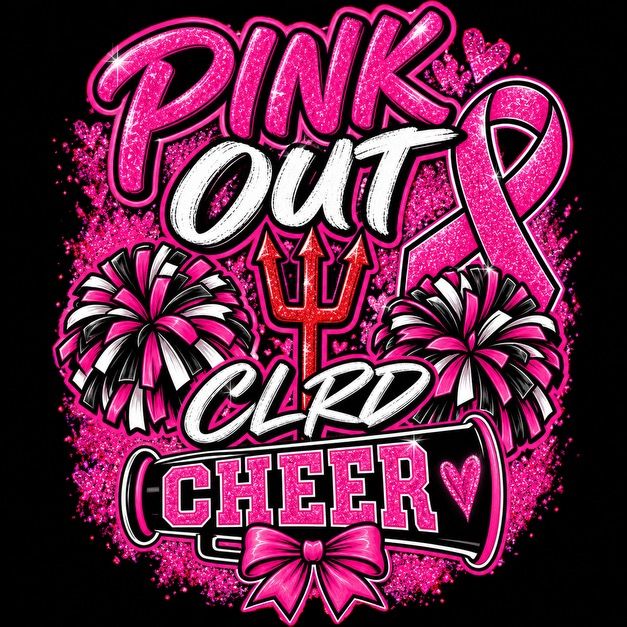 Campbell Cheerleading Pink Out Shirt