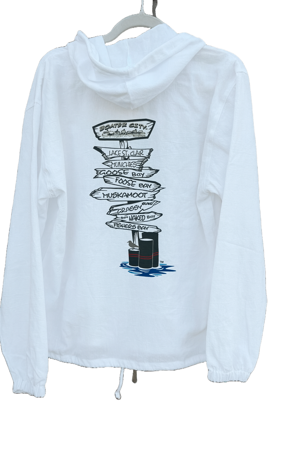 Boater City Wayfinder – Exclusive Cotton Seed Casual Hoodie