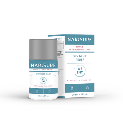 NARISURE Dry Nose Relief with Rose Geranium Oil and Vitamin E