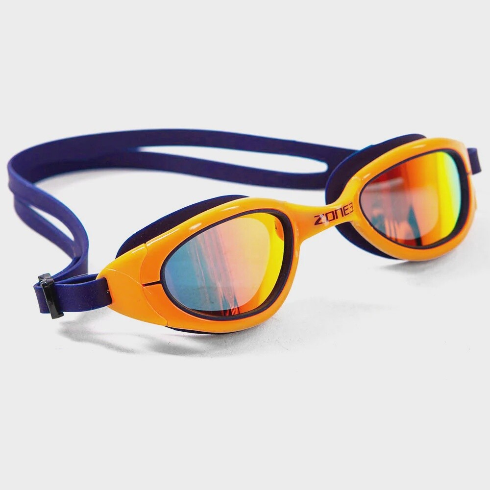 Zone3 - Attack Swim Goggle Polarised, Colour: Navy/Neon Orange
