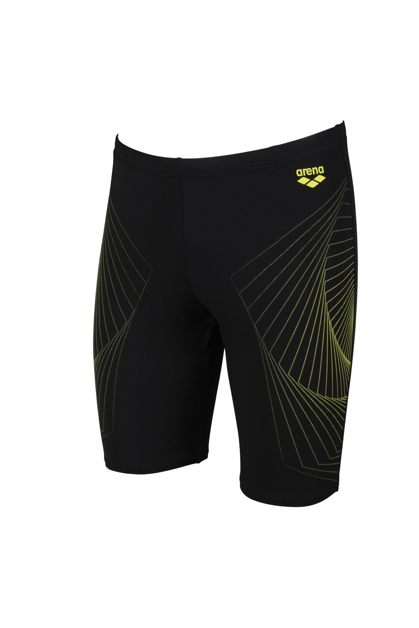 Men's Spiral Vision Jammer Arena, Colour: Black, Size: 14 (S or 32")