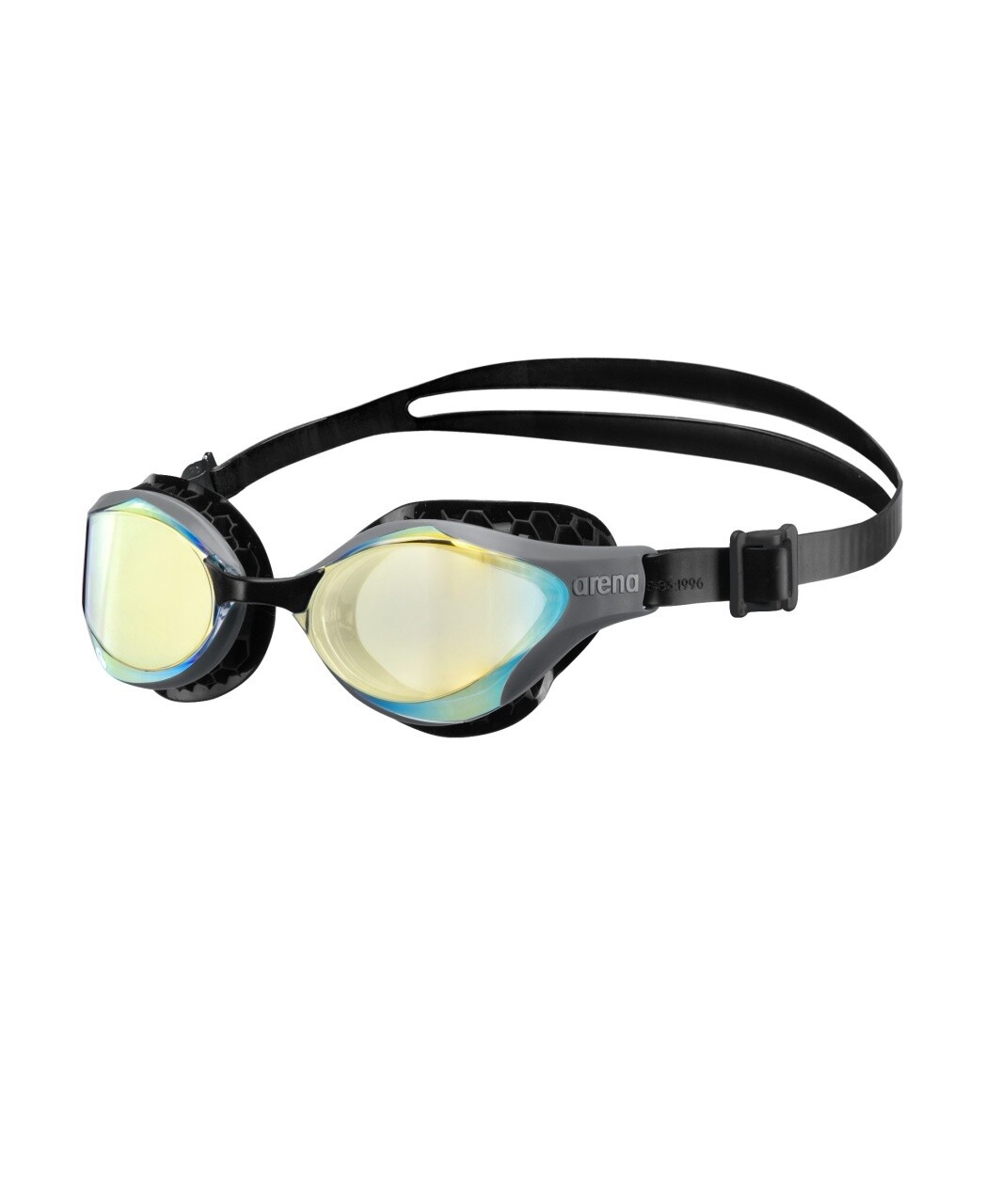 Air Bold Swipe Mirror Goggle Arena, Colour: Aqua-Dark Grey