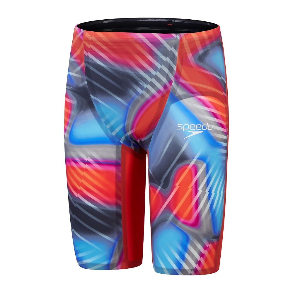 Speedo Fastskin LZR Pure Valor 2.0 Racing Jammer, Colour: Red/Blue, Size: 22