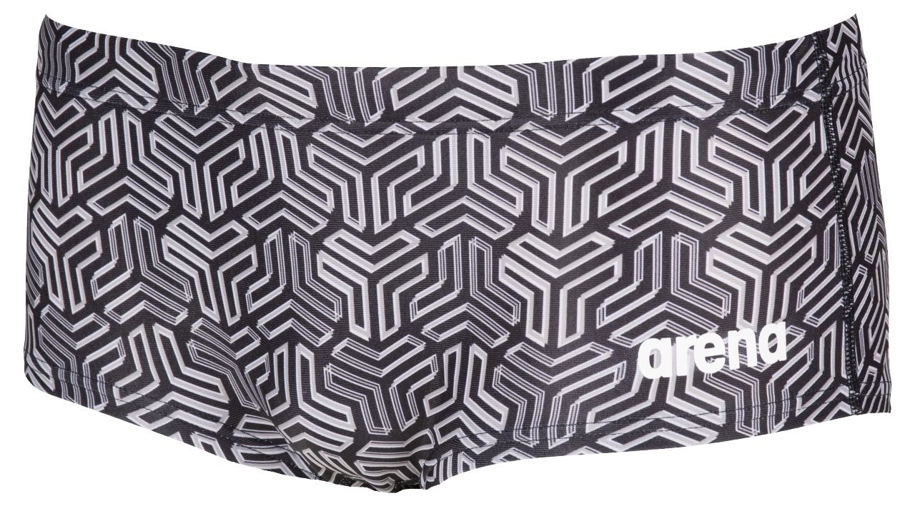 Men&#39;s Kikko Low Waist Short Arena, Colour: Black-Multi Black, Size: 10