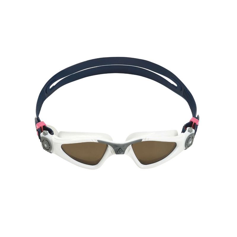Kayenne Goggle Compact Small Fit Polarised BRN Lens White/Grey Aquasphere