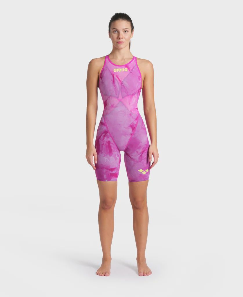 Women&#39;s Powerskin Carbon Glide O/Bk LE Tie-Dyed Ciclamyn Arena, Colour: Ciclamyn, Size: F30/UK24