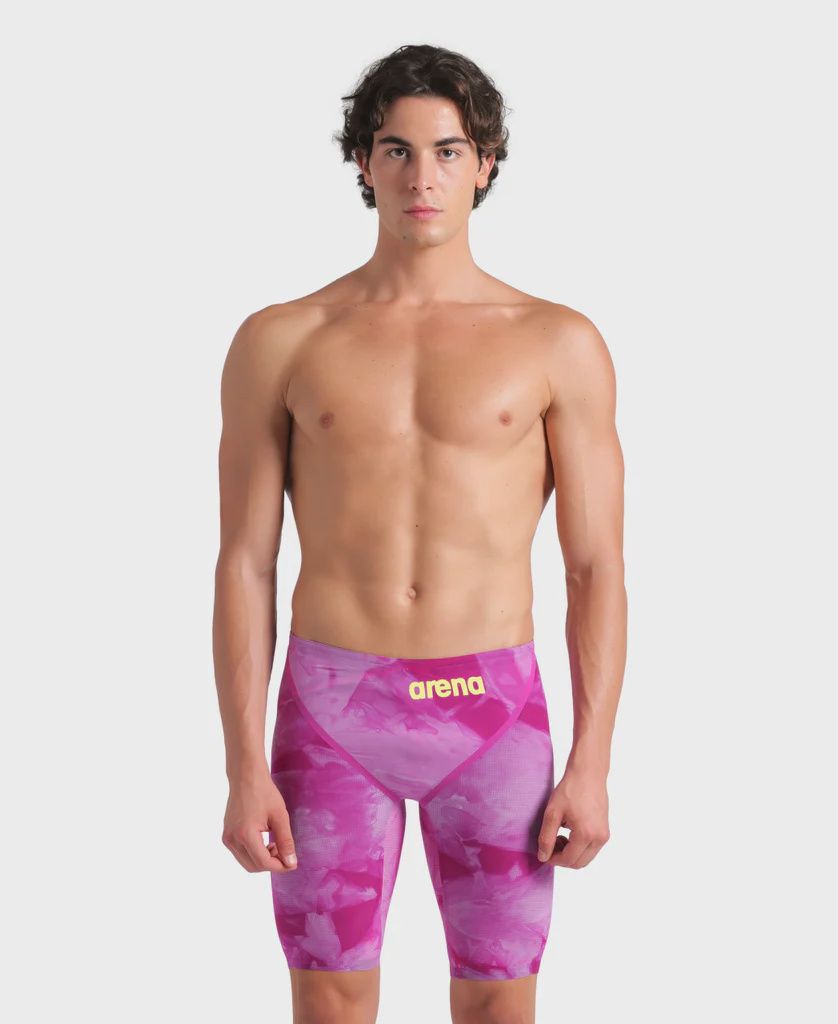 Men&#39;s Powerskin Carbon Glide Jammer LE Tie-Dyed Ciclamyn Arena, Colour: Ciclamyn, Size: F55/UK22