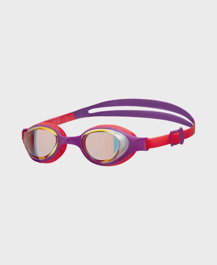 Arena Air Jnr. Mirror Goggle, Colour: Yellow_Copper-Plum-Bright_Coral