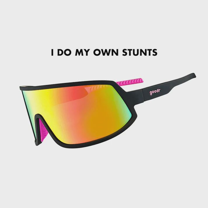 Goodr Wrap G's Sunglasses, Item: I Do My Own Stunts