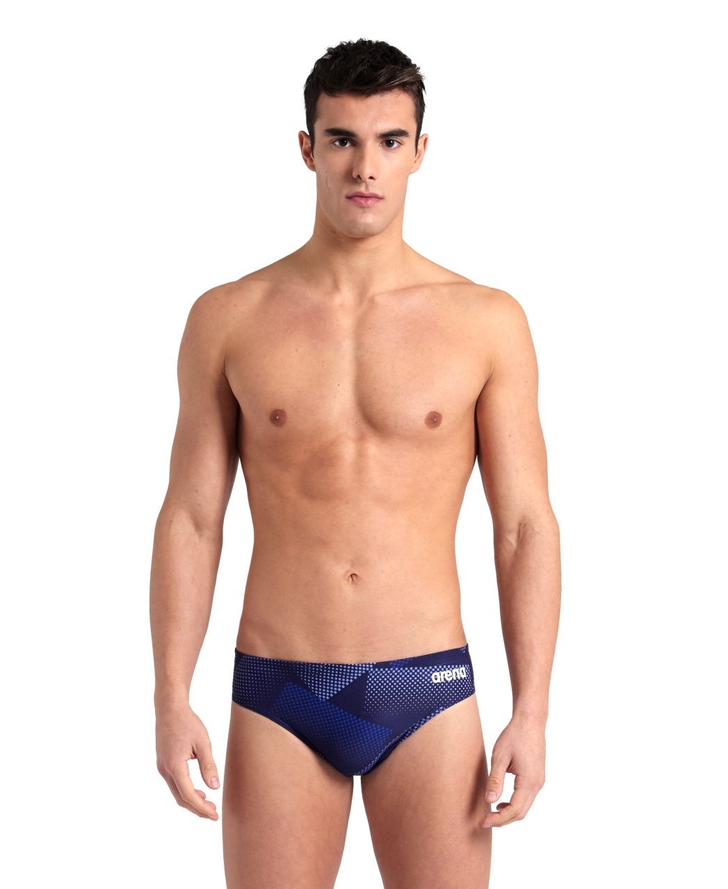 Men's Arena Halftone Swim Briefs, Colour: Team Navy, Size: 12