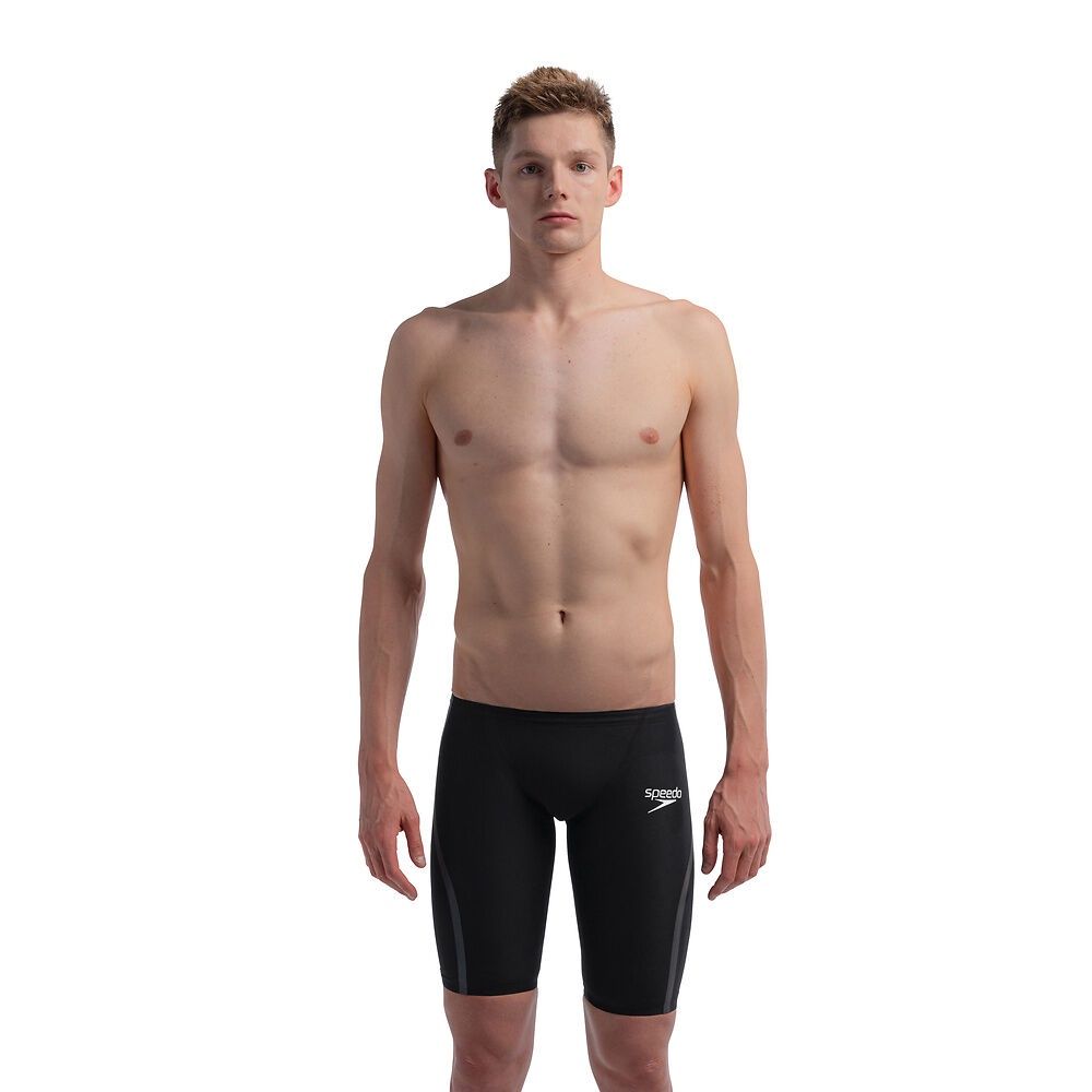 Speedo Men&#39;s Fastskin Pure Intent 2.0 Racing Jammer - Black/Iridescent, Colour: Black/Iridescent, Size: 22