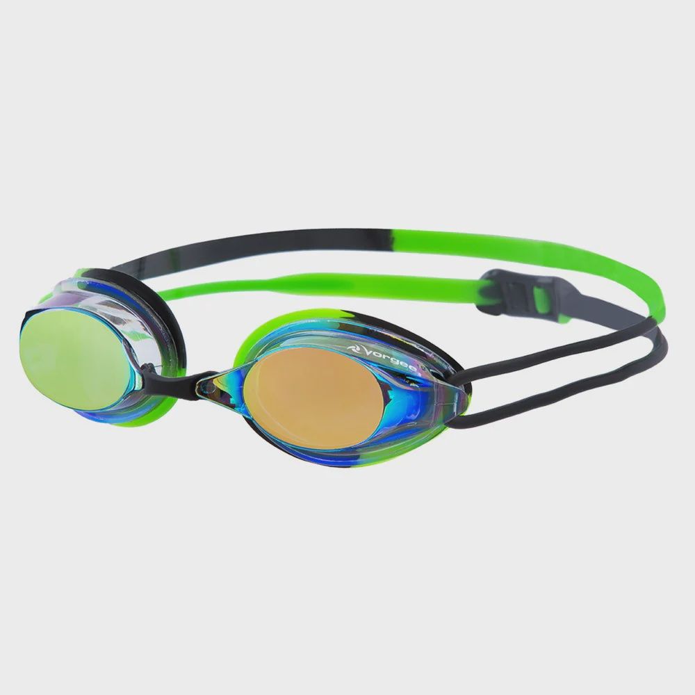 Missile Fuze Rainbow Mirror Goggle Vorgee, Colour: Black/Fluro Green
