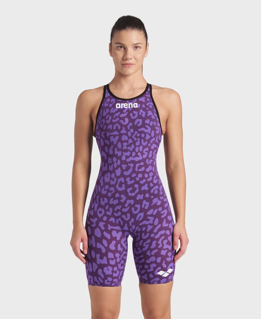 Women&#39;s Powerskin Carbon Air2 OB LE Racesuit - Leo Skin Violet Arena, Size: F28/UK22