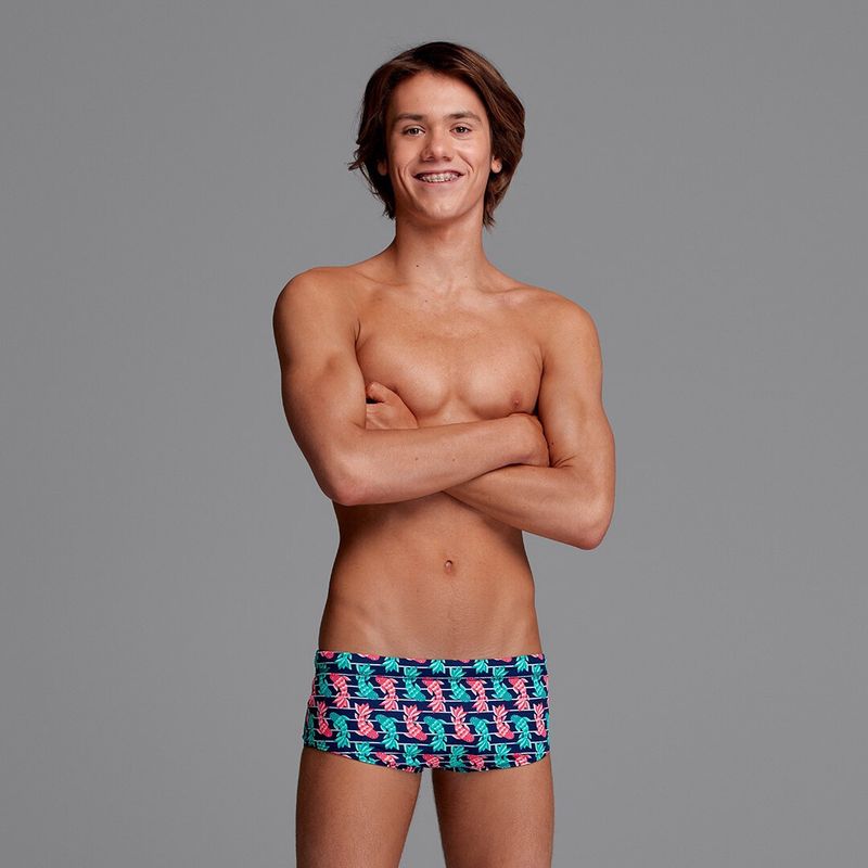Boys Fish Taco Classic Swim Trunks - Funky Trunks