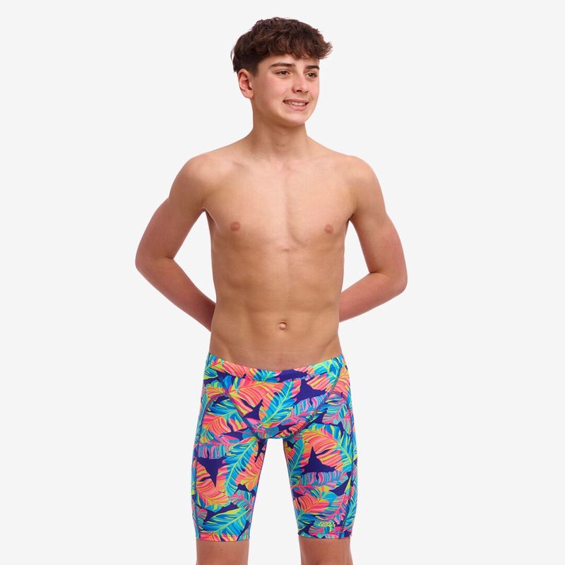 Boys Leaving Today Swim Training Jammers - Funky Trunks